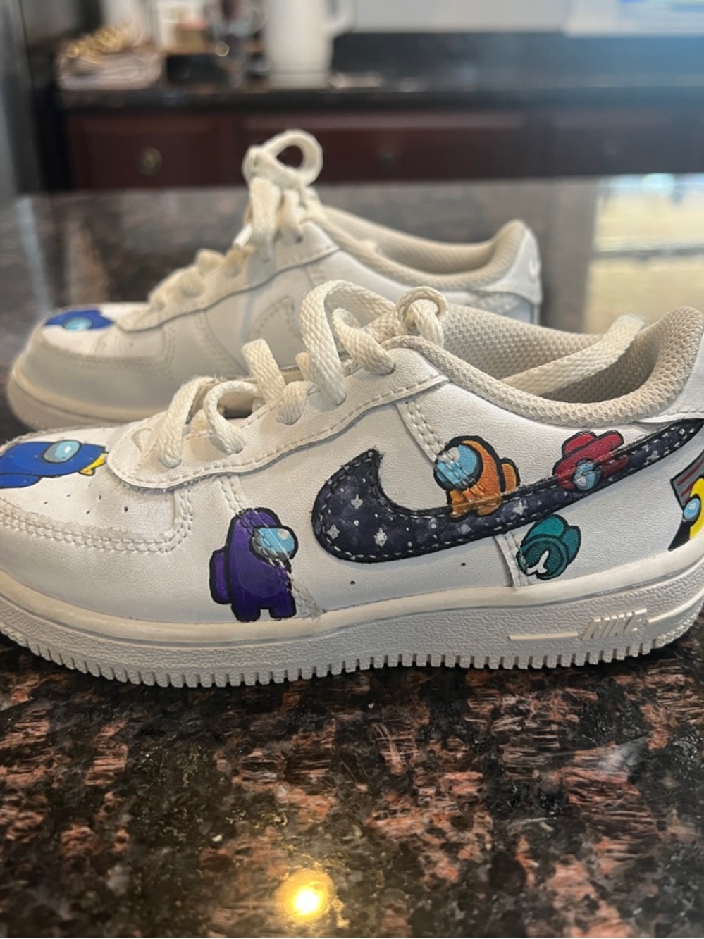 Custom Among Us Air Force 1s